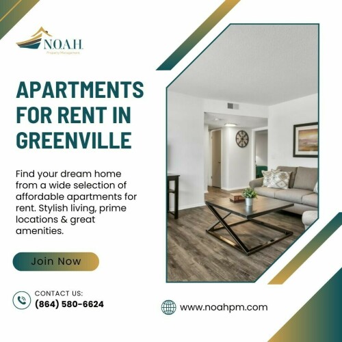 Looking for apartments for rent in Greenville? Look no further. Our expert team is dedicated to finding you the perfect rental property, with a range of options to suit your needs and budget. From modern studios to spacious family homes, we have the ideal place for you to call home in Greenville. Contact NOAH Property Management today to find your dream rental property.