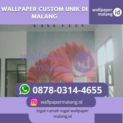 Apakah Anda bosan dengan tampilan dinding rumah yang monoton? Ingin memberikan sentuhan personal dan unik pada ruangan Anda? Kini saatnya Anda beralih ke Wallpaper Custom Unik di Malang!
Kami adalah ahli dalam menciptakan wallpaper custom yang sesuai dengan kepribadian dan gaya Anda. Dengan berbagai desain eksklusif dan pilihan bahan berkualitas, kami siap mengubah setiap sudut rumah Anda menjadi karya seni yang memukau.

Bahan: vinyl
Ukuran: 53 cm x 9-10m
Paket jasa pasang+wallpaper custom: 190k-290k

Jangan lewatkan kesempatan ini untuk mengubah interior ruangan Anda menjadi tempat yang lebih nyaman dan indah. Hubungi 087803144655 sekarang juga untuk konsultasi gratis dan dapatkan penawaran terbaik! jadikan dinding rumah anda lebih indah dari wallpapermalang.id

#wallpapercustom #wallpaperunik #kualitaspremium #dekorasirumah #interiorrumah #wallpaperrumah #wallpaperdinding  #wallpaperruangan #wallpapermalang