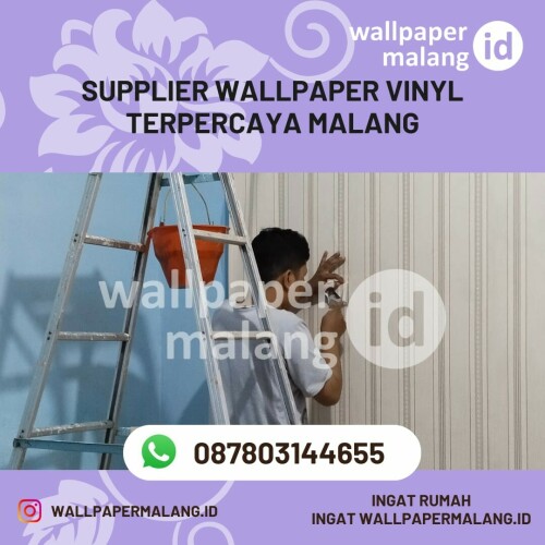 Supplier wallpaper vinyl terpercaya malang