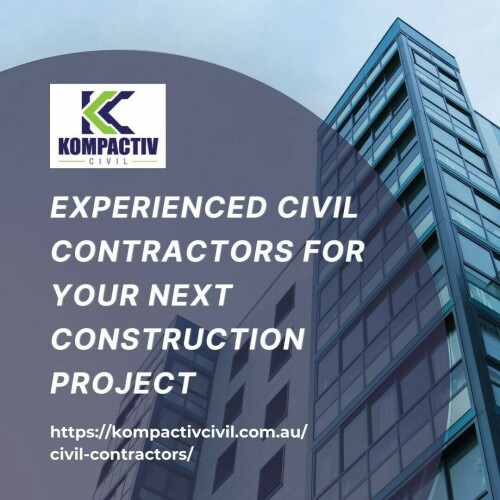 Looking for civil contractors? Our team delivers expert construction services tailored to your project needs, ensuring high-quality results and efficient project management. Visit: https://kompactivcivil.com.au/civil-contractors/