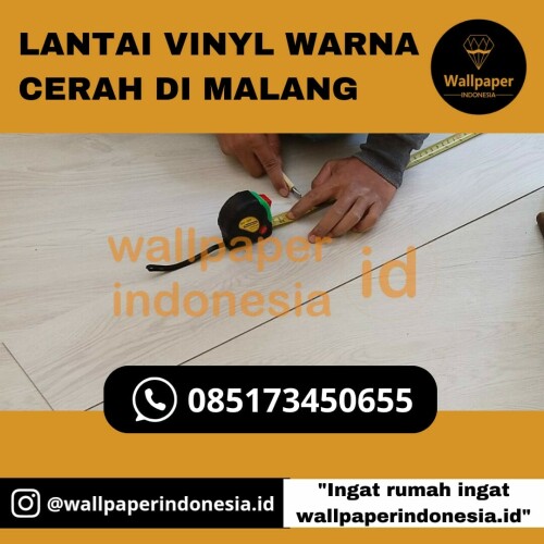 lantai vinyl warna cerah di malang