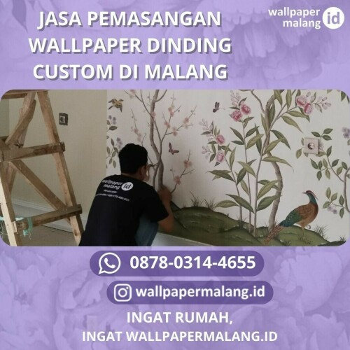 JASA PEMASANGAN WALLPAPER DINDING CUSTOM DI MALANG