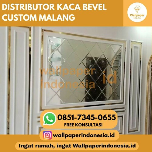 DISTRIBUTOR KACA BEVEL CUSTOM MALANG