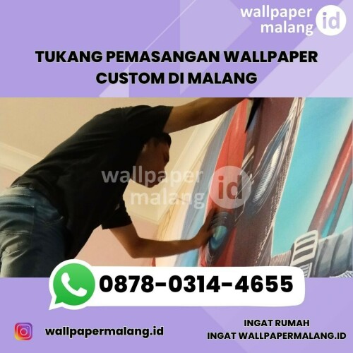 Tukang pemasangan wallpaper custom di Malang