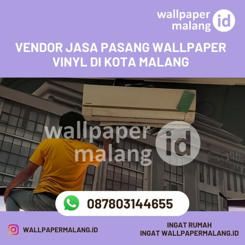vendor jasa pasang wallpaper vinyl di kota malang