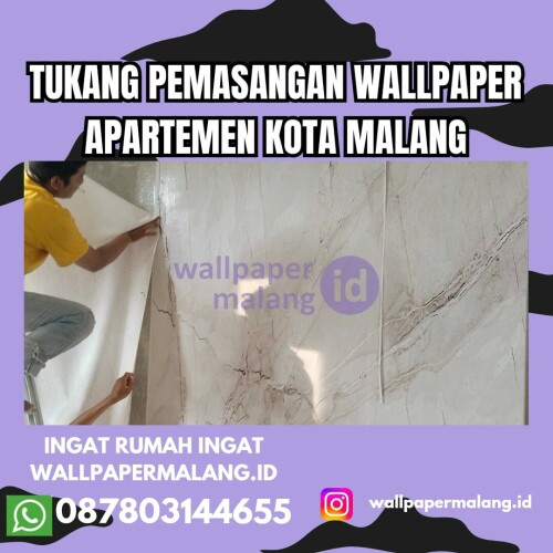 Tukang pemasangan wallpaper apartemen kota malang