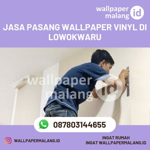 Jasa pasang wallpaper vinyl di lowokwaru