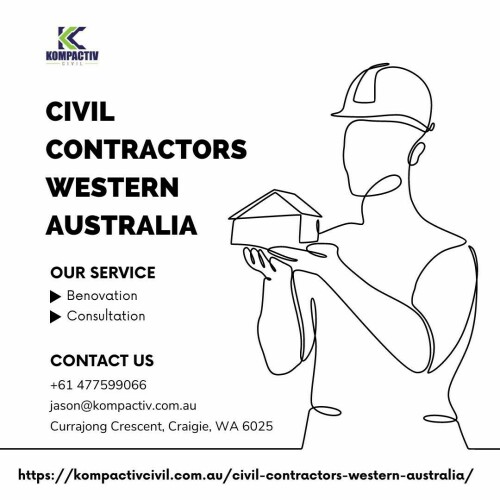 For superior civil construction projects in Western Australia, choose Kompactiv Civil. Our skilled contractors deliver excellence in infrastructure development. Explore our services at https://kompactivcivil.com.au/civil-contractors-western-australia/ for reliable and efficient solutions.