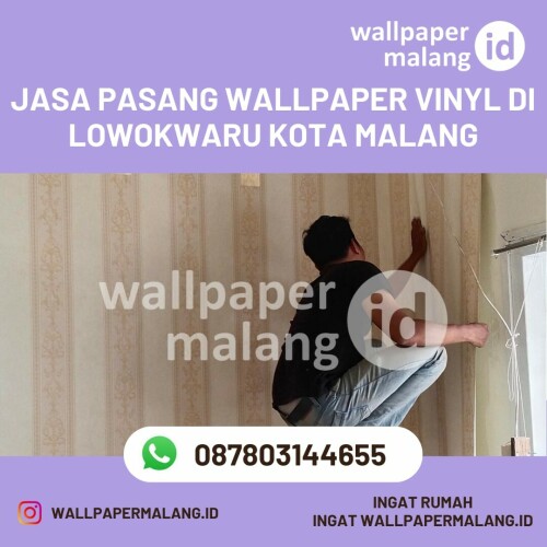 Jasa pasang wallpaper vinyl di lowokwaru kota malang