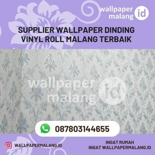 Supplier wallpaper dinding vinyl roll malang terbaik