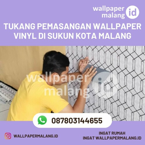 Tukang pemasangan wallpaper vinyl di sukun kota malang