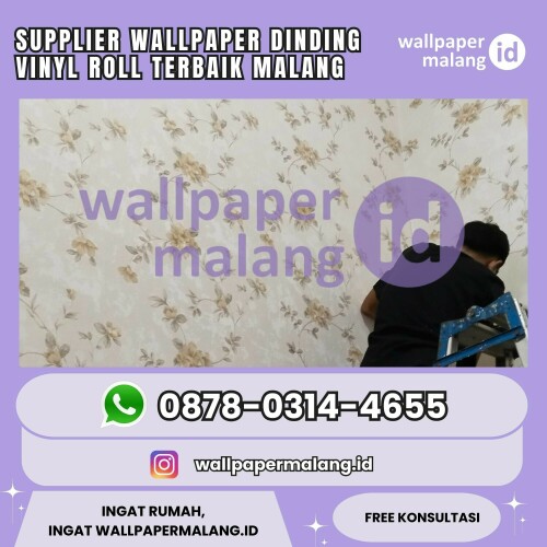Supplier Wallpaper Dinding Vinyl Roll Terbaik Malang