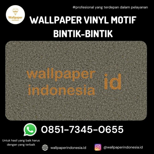 wallpaper vinyl motif bintik bintik