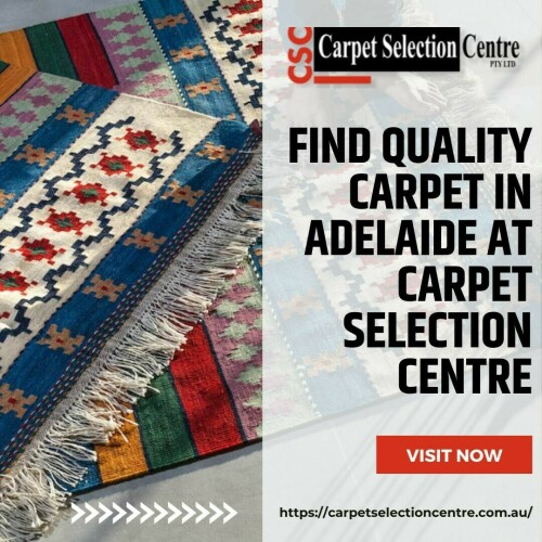Explore premium carpet in Adelaide at Carpet Selection Centre. Choose from a wide range of high-quality flooring options. Visit https://carpetselectioncentre.com.au/