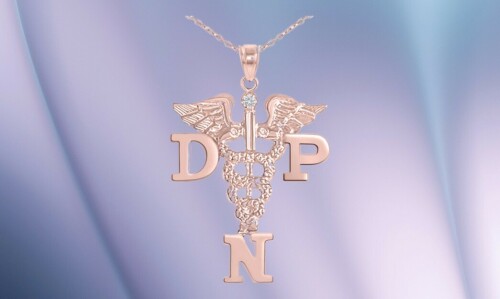 The Diamond DNP Necklace by Nursing Pin is an exquisite and prestigious symbol of achievement for Doctor of Nursing Practice graduates. Crafted with precision, this elegant necklace features a brilliant diamond accent, representing the pinnacle of excellence in nursing education. Its timeless design complements any attire, making it a cherished keepsake for accomplished nurses. Proudly wear the Diamond DNP Necklace as a mark of your dedication to healthcare, expertise in nursing practice, and commitment to making a difference in the lives of patients and communities.
https://nursingpin.com/products/dnp-nurse-diamond-necklace-14k-rose-gold